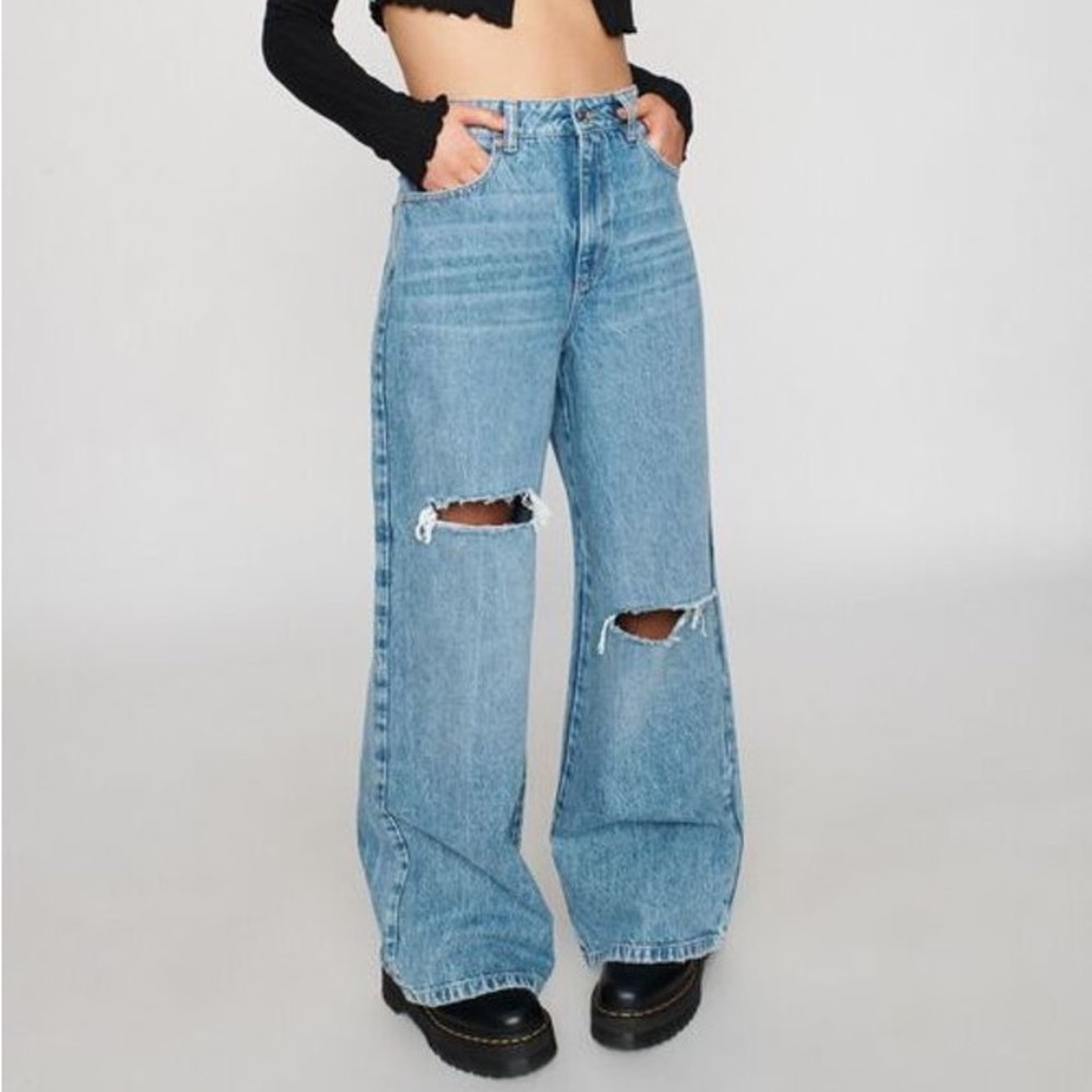 Garage wide leg jeans